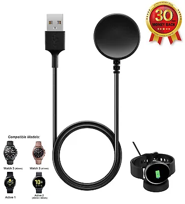 USB Charger Cable Samsung Galaxy Watch Classic 4 3 Charging Cable Active 1/2 • $8.99