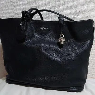 $1154.26 • Buy Alexander McQueen Leather Skull Key Tote Bag Authentic Women Used From Japan