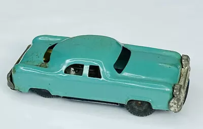 LINE MAR 1960's BLUE CAR Tin Litho 3 3/8  Friction Car JAPAN For Auto Hauler Rs • $25