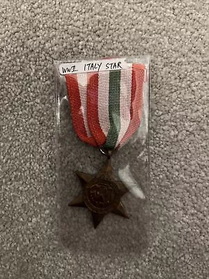 WW2 Memorabilia - Italy Star Medal • £22