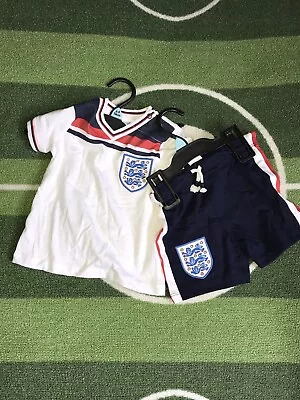 Child’s England Football Kit Set Size 6-9 Months • £10