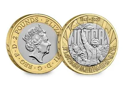 2020 VE Day Victory In Europe £2 Brilliant Uncirculated Coin • £11.99