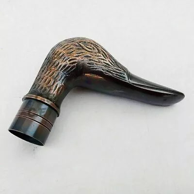 Walking Stick Brass Handle Handmade Vintage Style Duck Head For Wooden Cane • $15.84