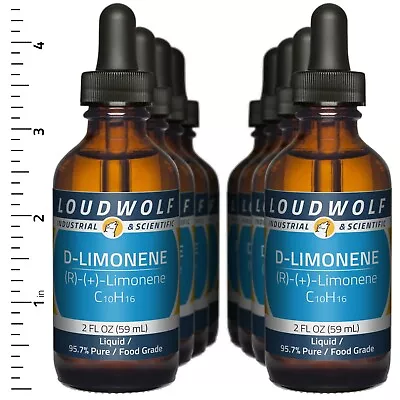 D-Limonene 16 Fl Oz Total (8 Bottles) Food Grade Liquid USA SELLER • $96.24