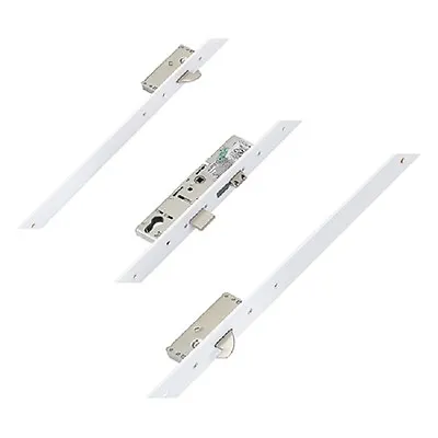 ERA Upvc / Composite Door Lock Mechanism - 44mm Wide White Faceplate - 2 Hooks • £79.99