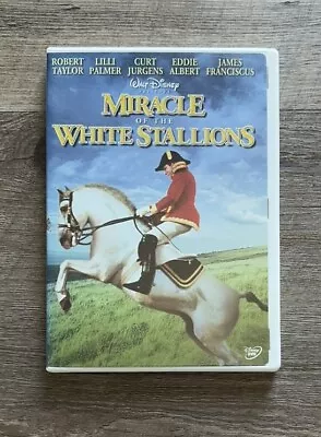 Miracle Of The White Stallions DVD Robert Taylor Lilli Palmer 1963 Disney R1 OOP • $22.45