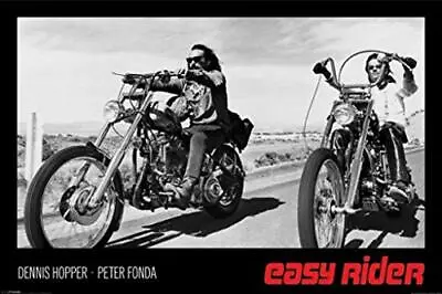 $20.49 • Buy Easy Rider Dennis Hopper Peter Fonda Motorcycle Movie Laminated Poster 36x24