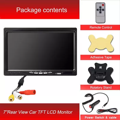 7   Car Truck Screen Monitor For Car Rear View Backup Camera Night Vision System • $29.90