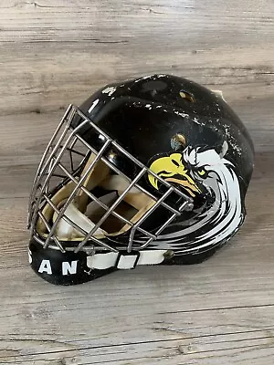 Vintage Custom Painted Eddy Ltd Ice Hockey Roller Goalie Mask Aidan Eagle 1978 • $212.50