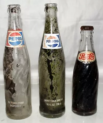 Vintage Pre-1930's Soda Bottle Lot (Pepsi) LOOK! • $10.95