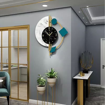 Modern Nordic Large Wall Clock 3D Creative Clock Wall Living Room Home Art Decor • $42.75