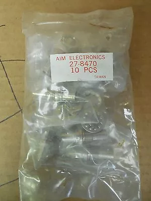 AIM Electronics Chassis Mount Connector 27-8470 278470 Lot Of 10 New • $10