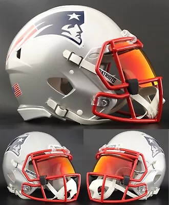 NEW ENGLAND PATRIOTS NFL Riddell SPEED Full Size Authentic Football Helmet • $359.99