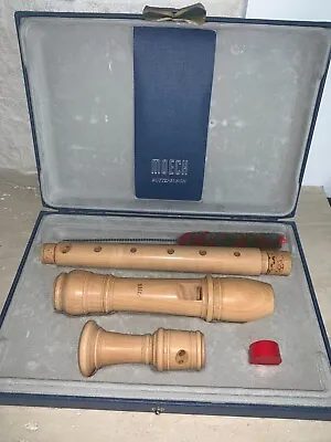 Antique Moech Flauto Dolce Wooden Recorder - Amazing Condition W Original Box • $250