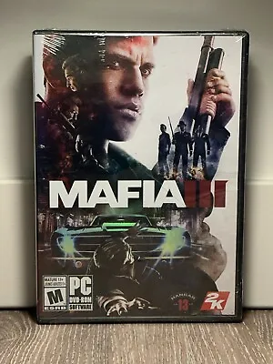 Mafia III — PC Video Game (WINDOWS) — DVD-ROM Copy — Original Edition — Sealed • £27