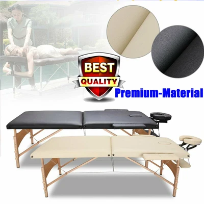 £79.10 • Buy Massage Bed Table White Couch Portable Adjustable Folding Therapy Beauty