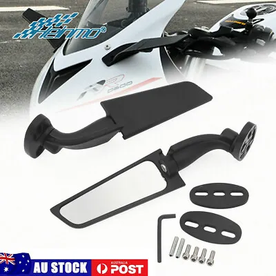 For Yamaha R3 R25 2014-2021 R15 V3 R1 CNC Wind Swivel Wing Rearview Side Mirror • $42.68