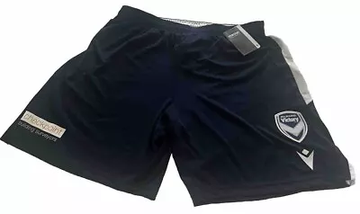 Melbourne Victory Soccer Football Shorts A-league XXL Macron 2021 2022 BNWT • $55