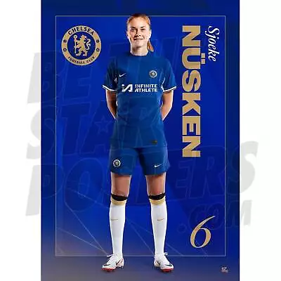 Chelsea WFC Nusken 23/24 Headshot Poster OFFICIALLY LICENSED PRODUCT A4 A3 • £6