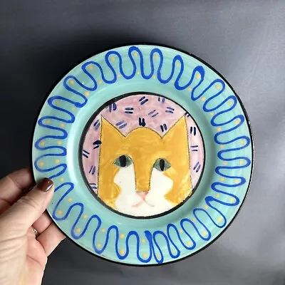 Solveig Cox Cat Pottery Plate • £129.62