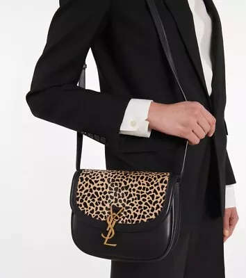 $2550 • Buy Saint Laurent YSL Kaia Leopard Print Bag- With Tags- RRP$2,950  AUD