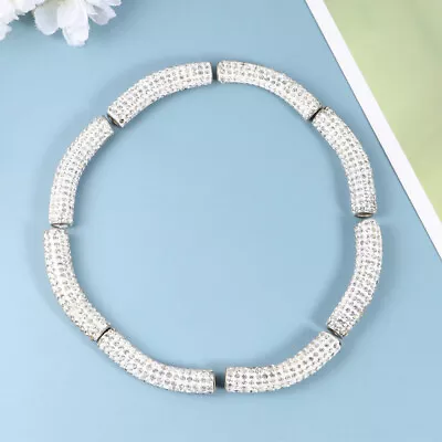 Metal Tube Spacer Beads For DIY Jewelry Making - 10 Pcs • £9.39