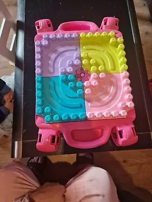 Mega Bloks Build N Learn Table Pink • £28