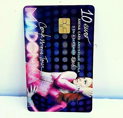 Madonna Confessions Tour Arena Card Promo Hung Jump Get Lot Madame X Rise 7 12  • $20.50