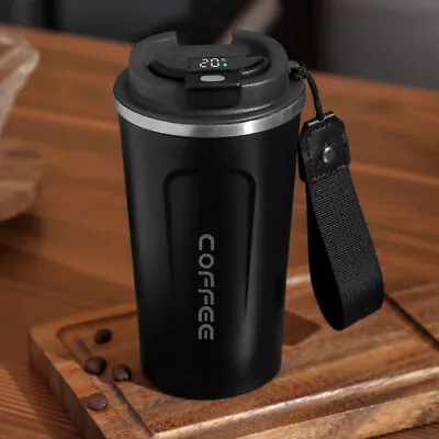 Insulated Travel Coffee Mug Cup Thermal Stainless Steel Flask Vacuum Thermos AU • $16.89