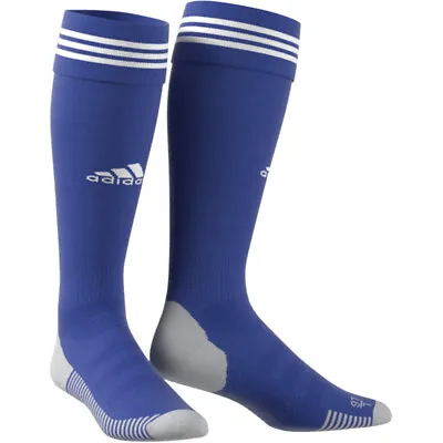 Adidas Adisock 18 Bold Blue / White  Men Football Socks Sports Running CF3578 • £4.24