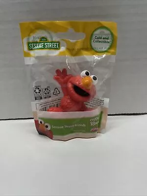 ELMO Sesame Street Friends Mini Toy Cake Topper 2.5 Inch Birthday Gift Red • $7.25