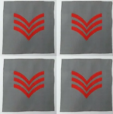 Genuine British QARANC Q A Royal Army Nursing Corps Rank Patches SGT X4 ASPS420 • $17.68