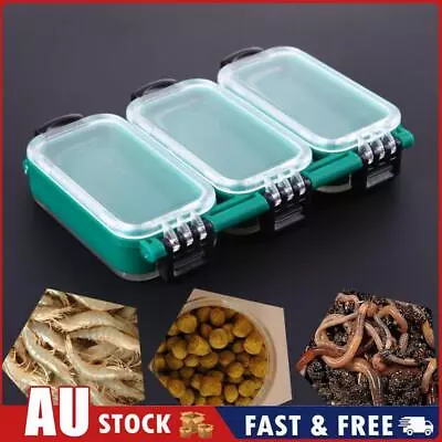 Plastic Bait Box Double Sided Fishing Gear Case Waterproof Fishing Accessories A • $9.02