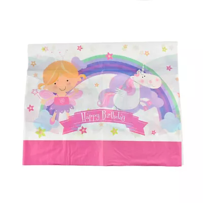 Magical Fairy Birthday Party Vinyl Table Cover 54-Inch X 72-Inch • £7.67