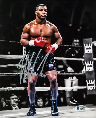 Mike Tyson Authentic Signed 8x10 Vertical Spotlight Photo Autographed BAS • $77.99