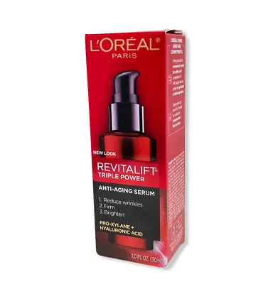 L'Oreal Revitalift Triple Power Anti-Aging Serum 1.0fl.oz./30ml New In Box • $18.95