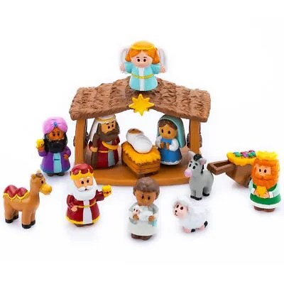 Syncfun Christmas Little Nativity Playset Christmas Story Manger Scene For Kids • $28.99