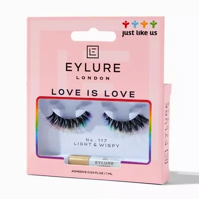 Eylure Love Is Love Pride Lashes - 117 Light & Wispy - False Eyelashes 1 Pair • £8.99