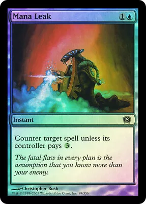 FOIL Mana Leak ~ Eighth Edition [ Excellent ] [ Magic MTG ] • $5.66