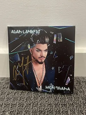 $50 • Buy Adam Lambert Signed High Drama CD