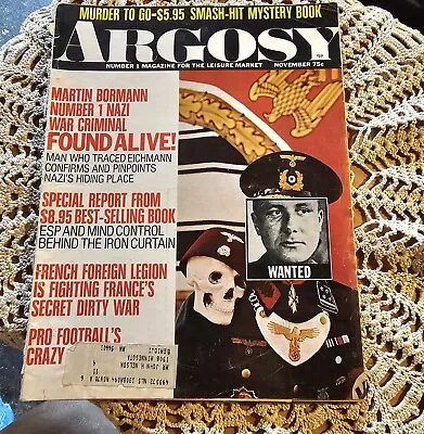 ARGOSY Men Adventure Magazine Volume 371 #5 Nov. 1970 • $9.50