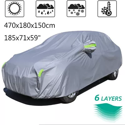 For Sedan Full Car Cover Waterproof UV Resistant Outdoor All Weather Protection • $65.50