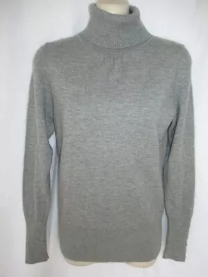 Classiques Entier 100% Cashmere Gray Turtleneck Sweater May Fit XS • $22.95