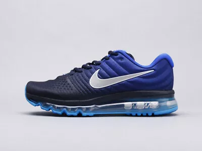 Nike Air Max 2017 Black/Blue 849559-400 Men's Shoes • $143.99