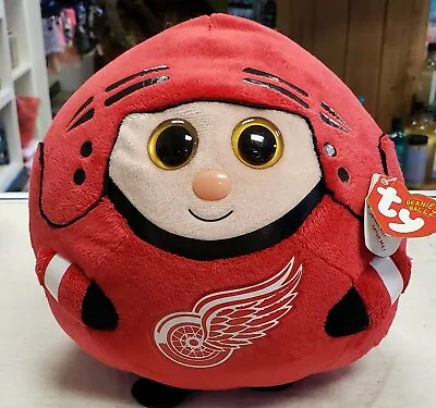$10 • Buy New Detroit Red Wings Jumbo Beanie Ballz Mascot Plush 8 