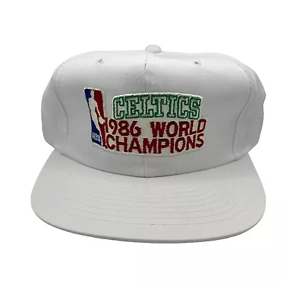 Vintage Boston Celtics 1986 World Champions Sports Specialties Snapback Hat NWOT • $59.99