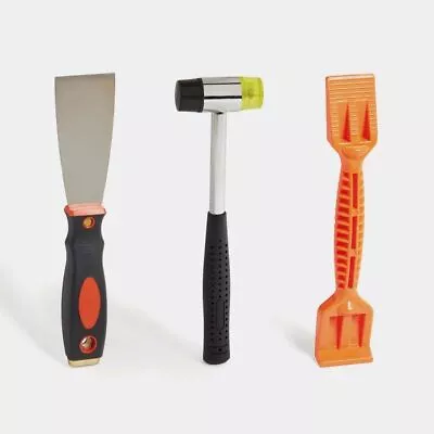 Window Glazing Tool Kit UPVC Paddle Thor Hammer Steel Chisel Deglazing Tools • £17.48