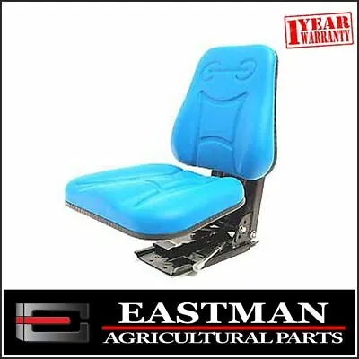 $215 • Buy Heavy Duty Suspension Seat - Tractor - Earthmoving - Blue Black Yellow
