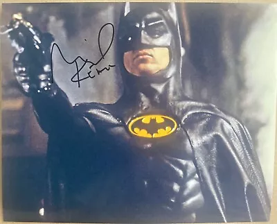 MICHAEL KEATON - BATMAN - Hand Signed Photo 10x8 W/COA • $111.89