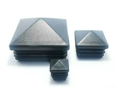 £2 • Buy Pyramid Plastic Black Blanking End Cap Caps Tube Pipe Inserts Plug Bung 